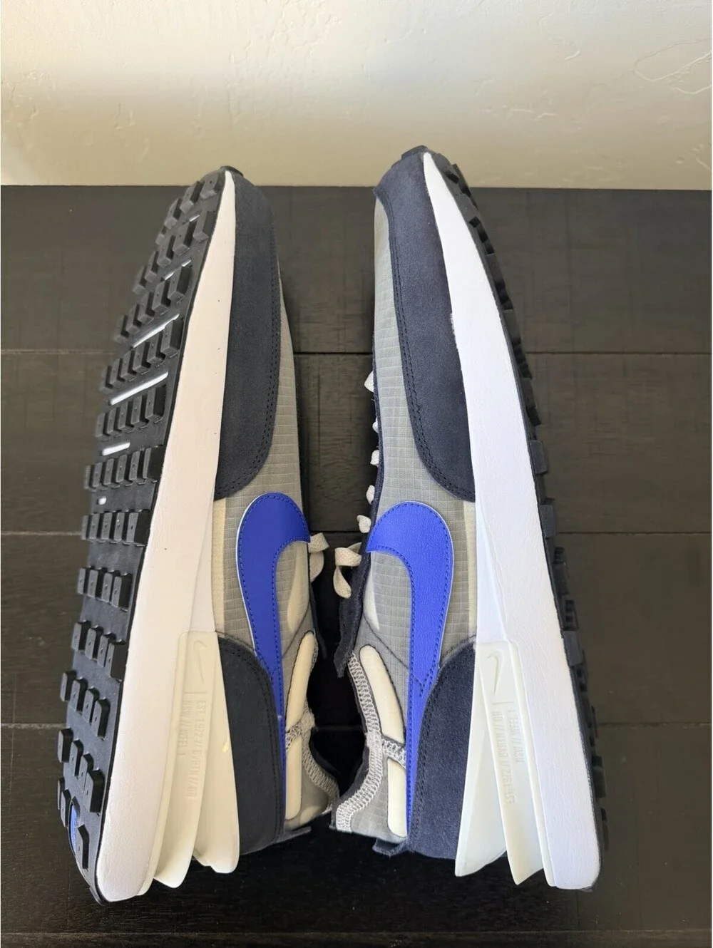 Nike Waffle One SE Men's Hyper Royal Sneakers Size 14 DD8014-003 Blue Shoes